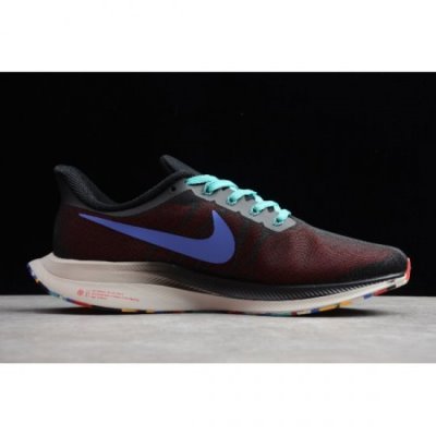 Nike Zoom Pegasus 35 Turbo Renkli / Siyah / Mor / Yeşil Koşu Ayakkabısı Türkiye - XJT5ZZ0G